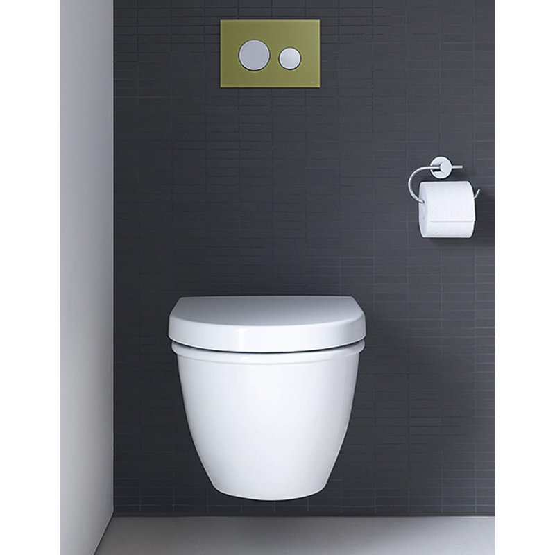Duravit Darling New DualFlush Elongated Wall Mounted Toilet with